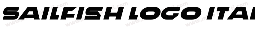 Sailfish Logo Italic字体转换